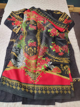 Pakistani linen Embroidered Salwar kameez Ready To Ship