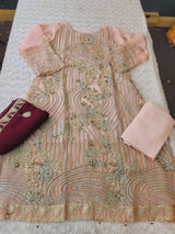 Pakistani Stitched Embroidery Party Wear Dresses Ready To Ship