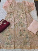 Pakistani Stitched Embroidery Party Wear Dresses Ready To Ship