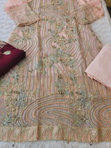 Pakistani Stitched Embroidery Party Wear Dresses Ready To Ship