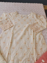 Indian Cotton Embroidered Suit Ready To Ship