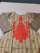 Pakistani Stitched Embroidered Lawn Salwar kameez ready to ship