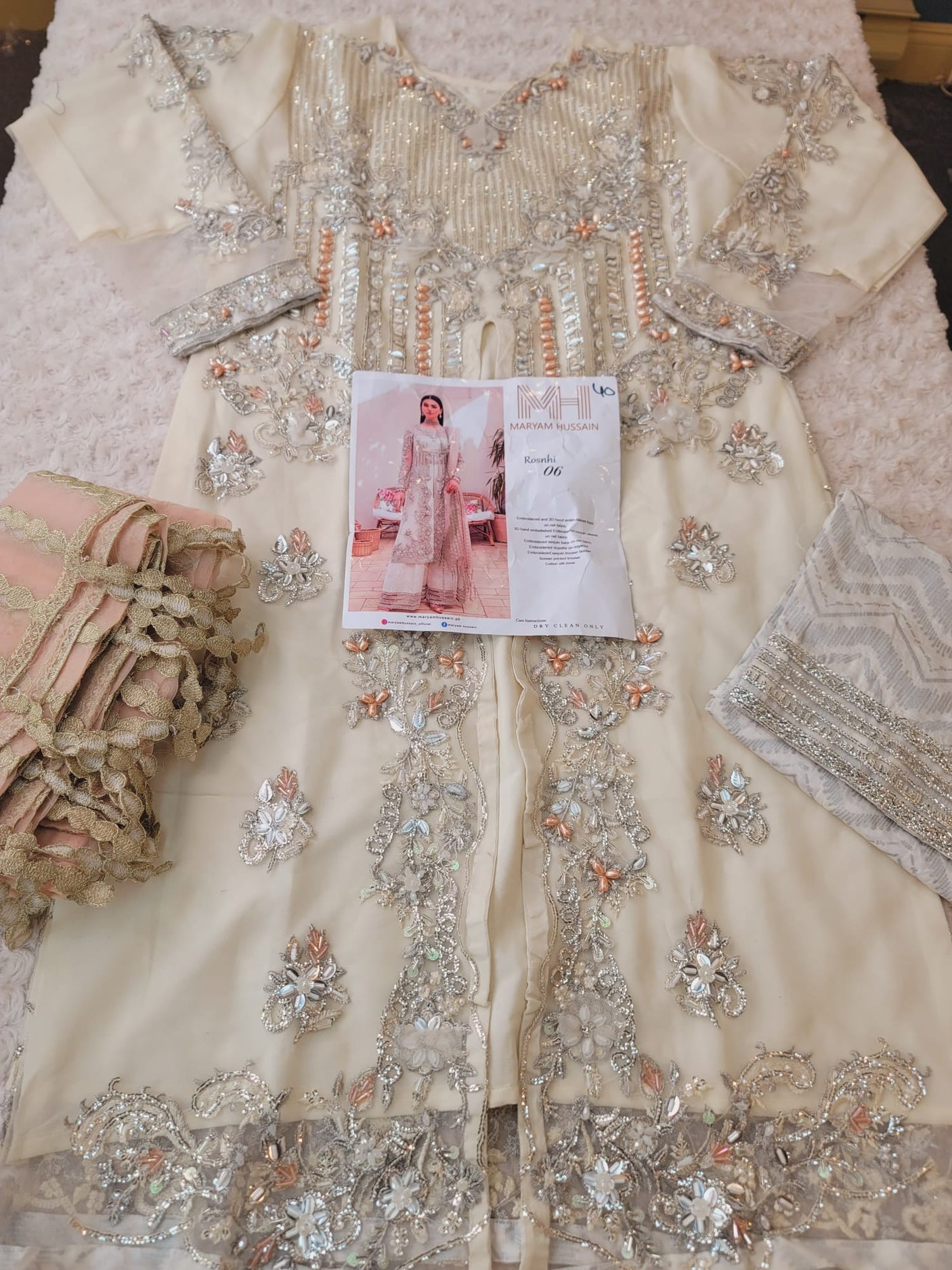 Pakistani Embroidered Party wear Ready To Ship