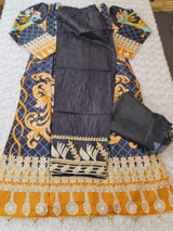 Pakistani Stitched lawn Embroidered Salwar kameez ready to ship