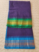 Pure Cotton Handcrafted Handloom Gadwal Sarees with Ganga Jamuna Border and Rich Zari Weavings In The Anchal n Border