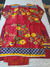 Pakistani linen Embroidered Salwar kameez Ready To Ship