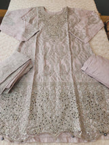 Pakistani lawn stitched  Embroidered Suit Ready To Ship
