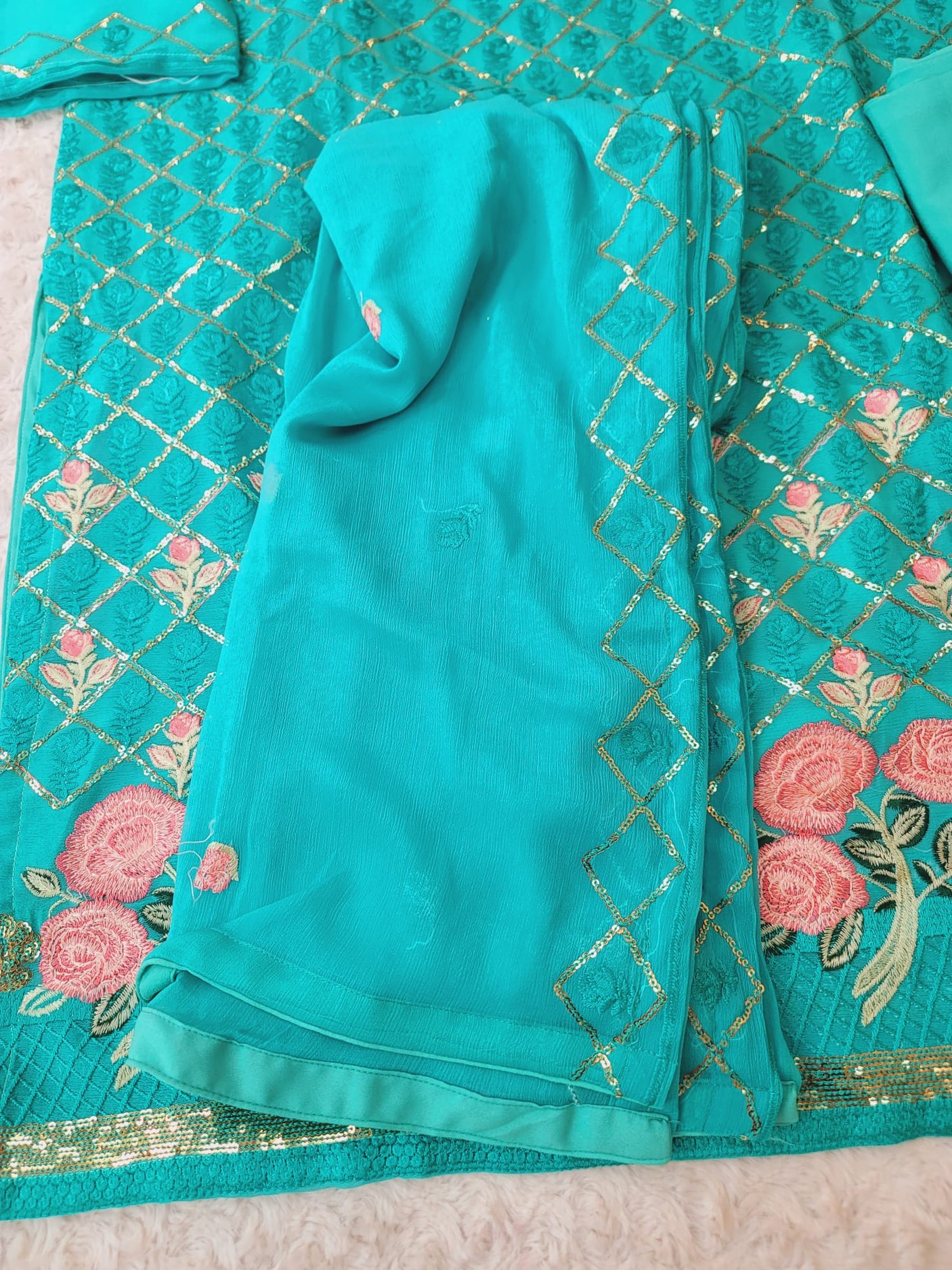 Pakistani Embroidered Party wear  Ready To Ship