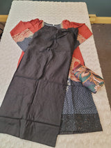 Pakistani lawn Embroidered Salwar kameez Ready To Ship