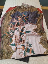 Pakistani lawn Embroidered Salwar kameez Ready To Ship