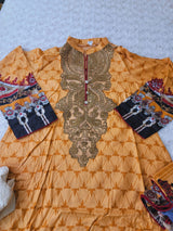 Pakistani lawn Embroidered Salwar kameez Ready To Ship