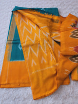 Silk ikkat saree