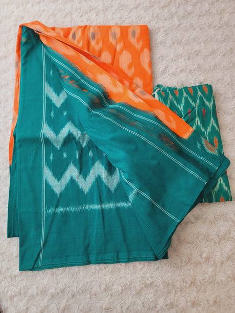 Ikkat saree with bp