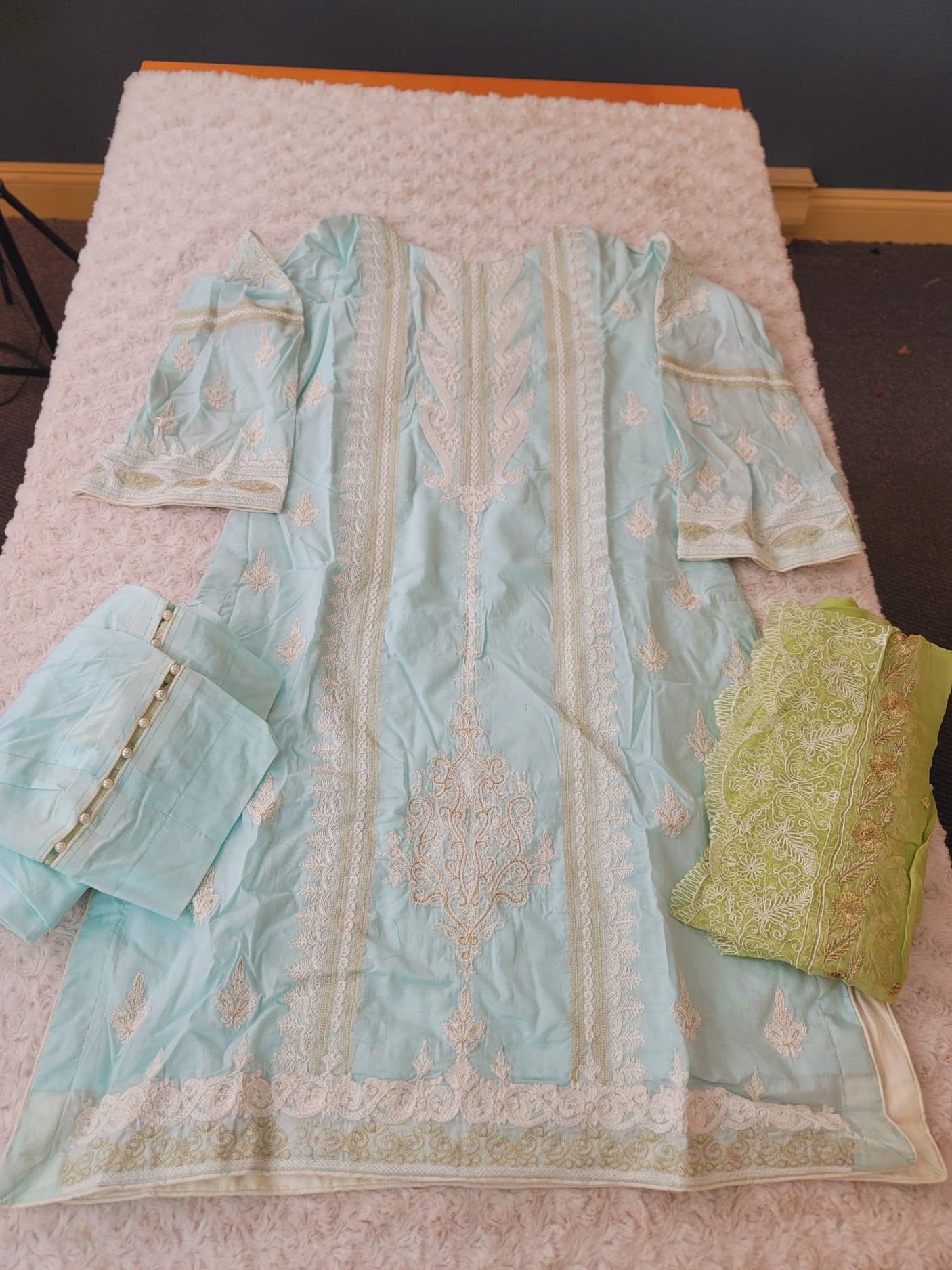 Pakistani Stitched Embroidery luxury  lawn Dresses Ready To Ship