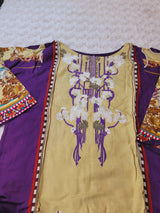 Pakistani linen Embroidered Salwar kameez Ready To Ship