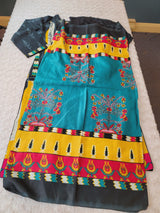 Pakistani linen Embroidered Salwar kameez Ready To Ship