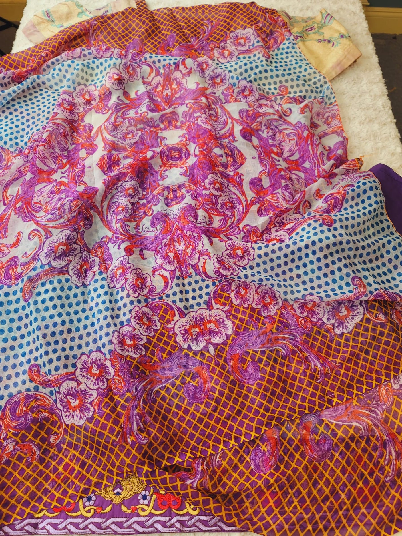 Pakistani Stitched lawn Embroidered Salwar kameez ready to ship