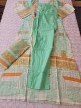 Pakistani Stitched lawn Embroidered Salwar kameez ready to ship