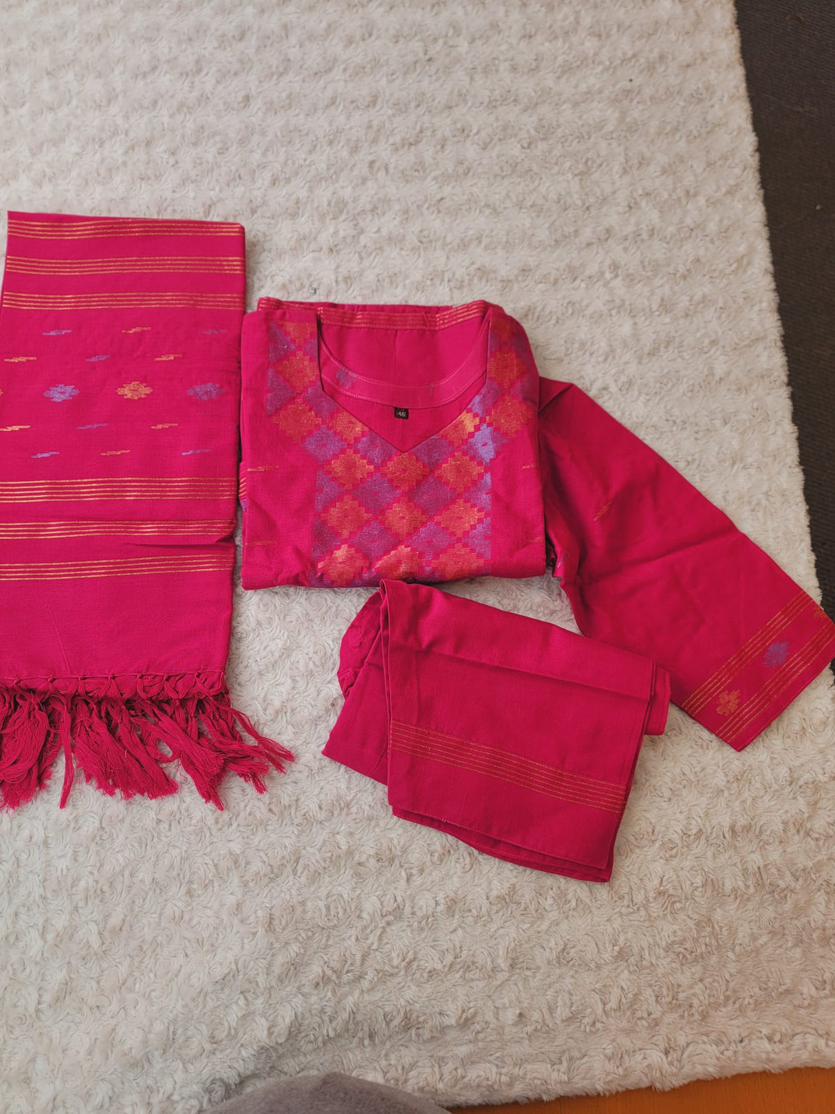 Bangladeshi Jamdani salwar kamiz