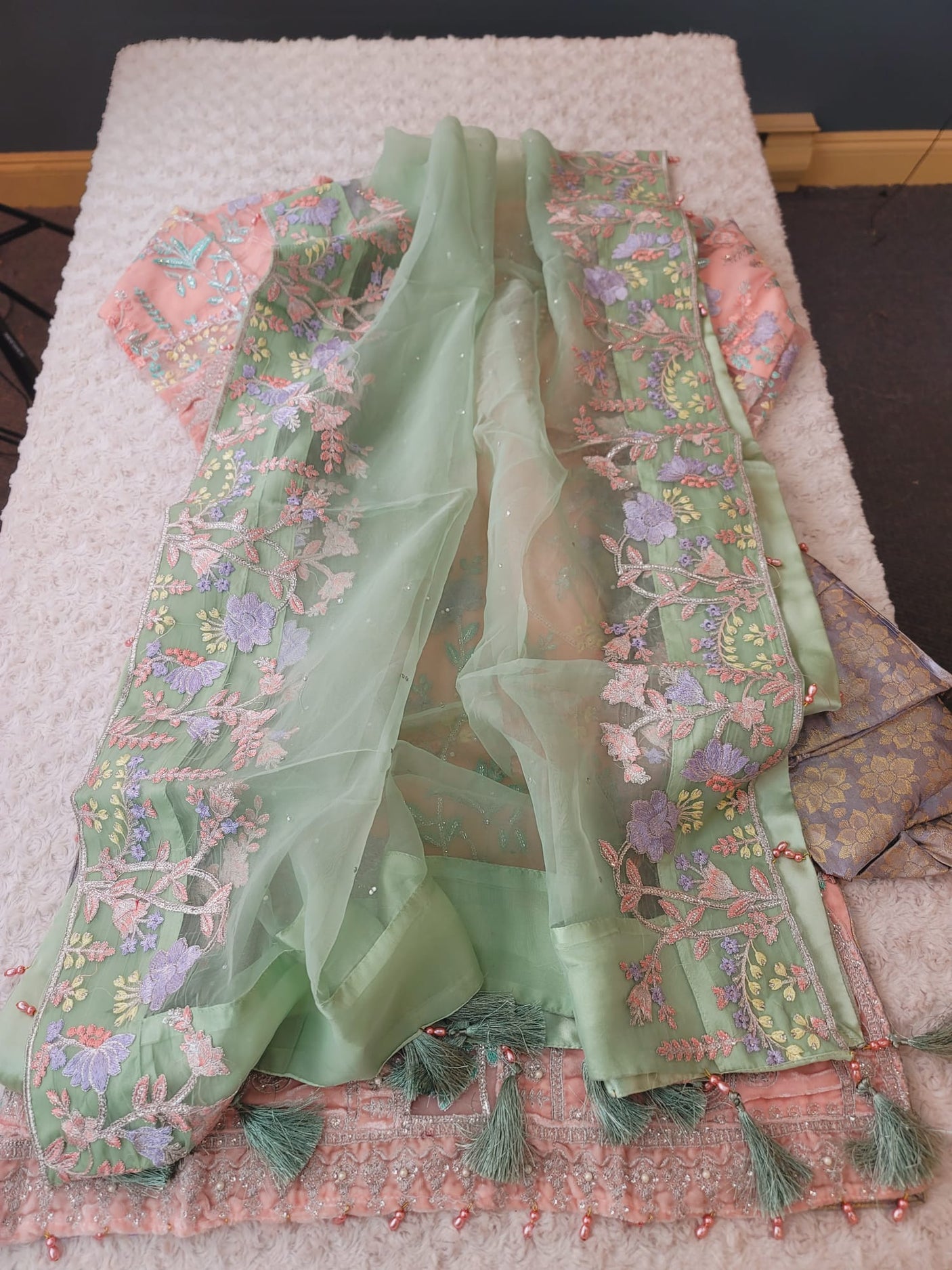 Pakistani Stitched Embroidery Party Wear Dresses Ready To Ship