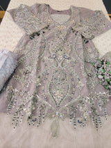 Pakistani Stitched Embroidery Party Wear Dresses Ready To Ship