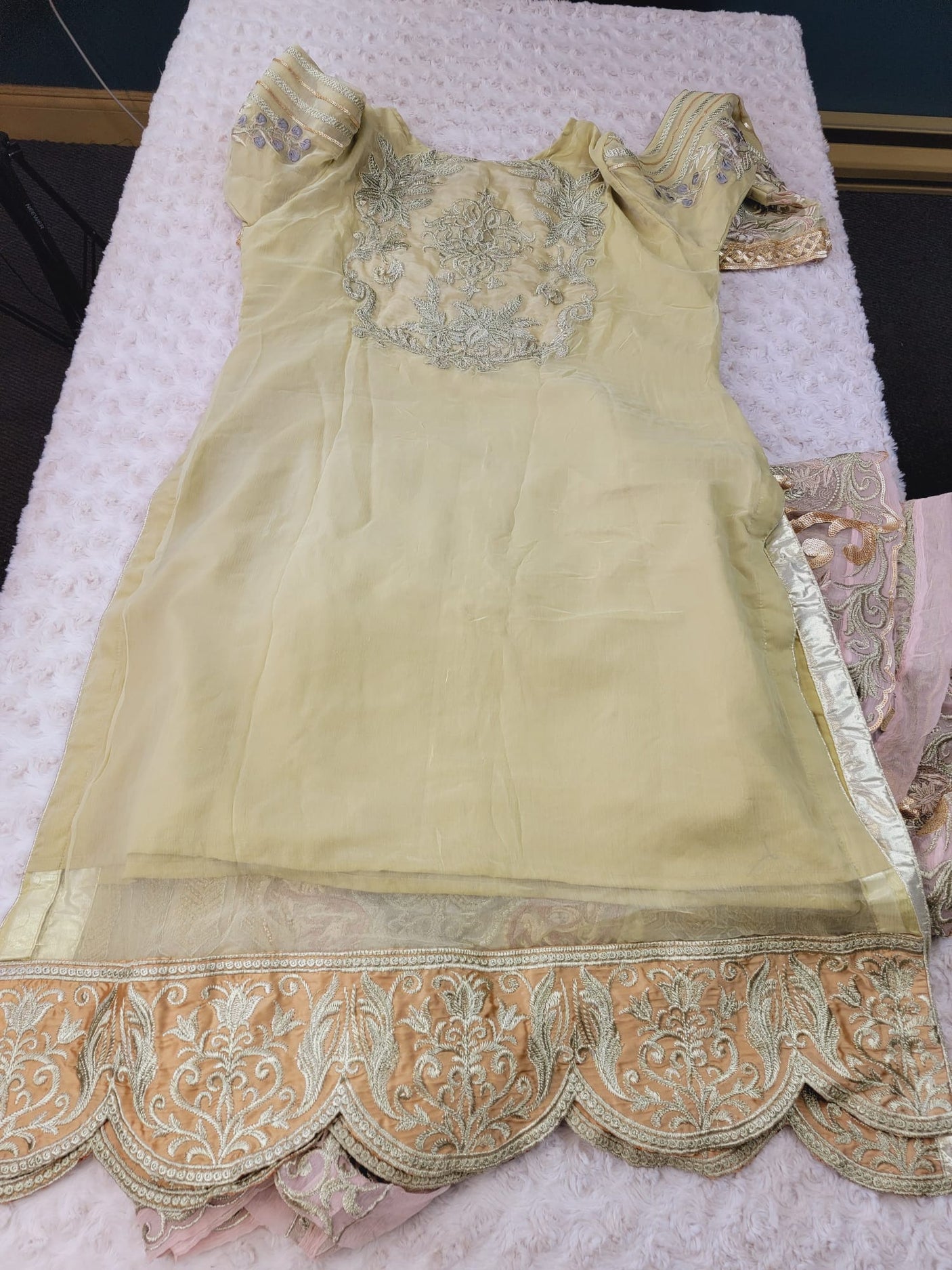 Pakistani Stitched Embroidery Party Wear Dresses Ready To Ship
