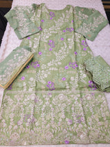 Pakistani Stitched Embroidery Lawn Suit Ready To Ship