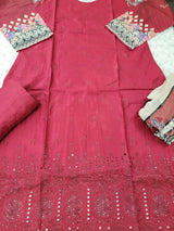 Pakistani Stitched Embroidery Lawn Suit Ready To Ship