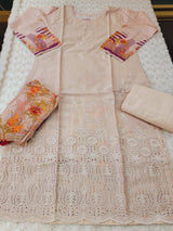 Pakistani Stitched Embroidery Lawn Suit Ready To Ship