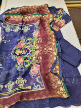 Pakistani Stitched Embroidery Lawn Suit Ready To Ship