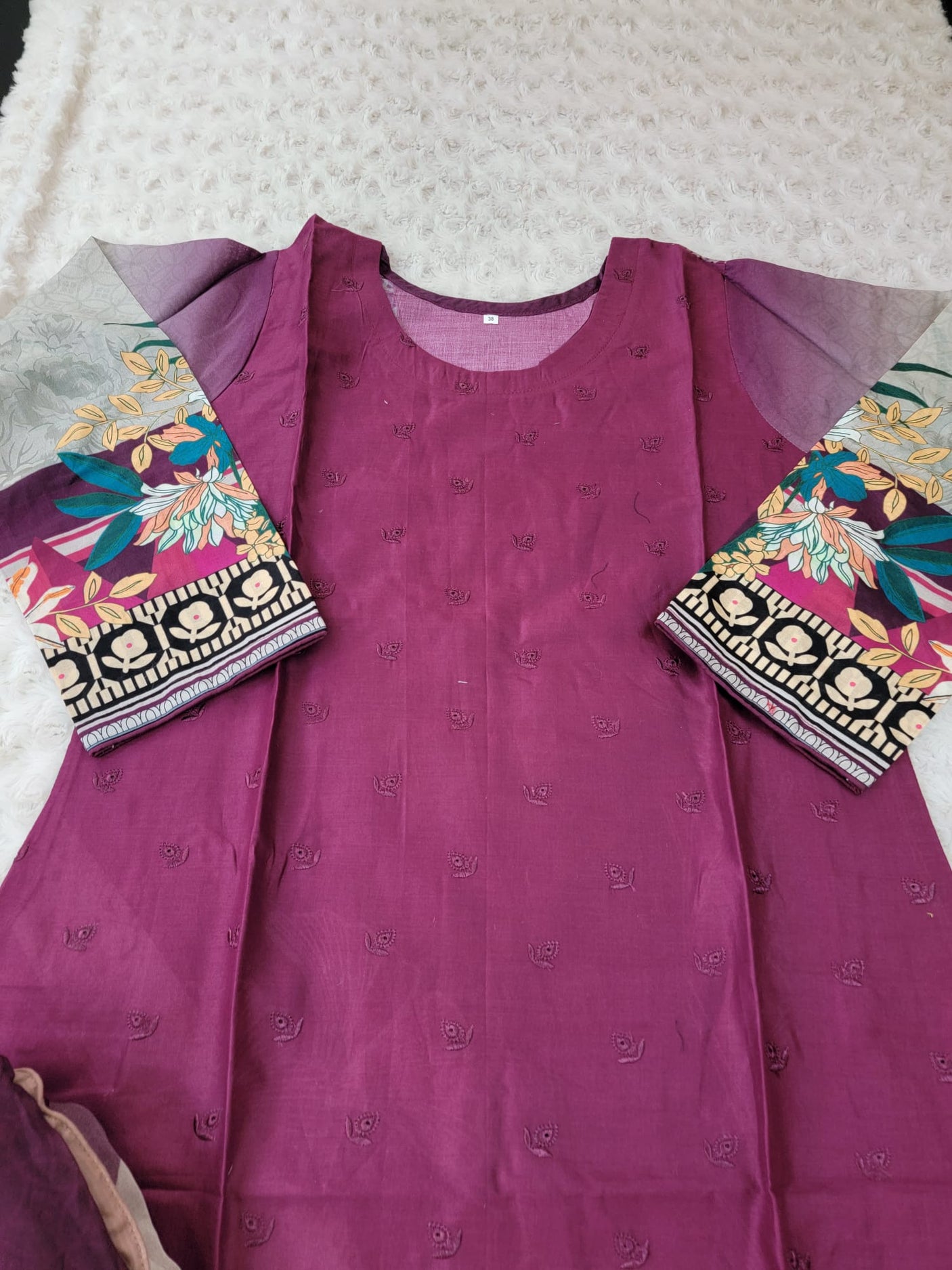 Pakistani Stitched Embroidery Lawn Suit Ready To Ship