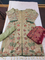Pakistani Stitched Embroidery Party Wear Dresses Ready To Ship
