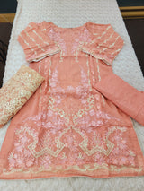 Pakistani Stitched Embroidery Party Wear Dresses Ready To Ship