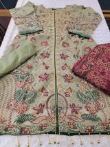 Pakistani Stitched Embroidery Party Wear Dresses Ready To Ship