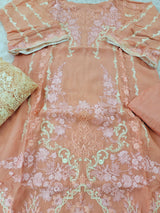 Pakistani Stitched Embroidery Party Wear Dresses Ready To Ship