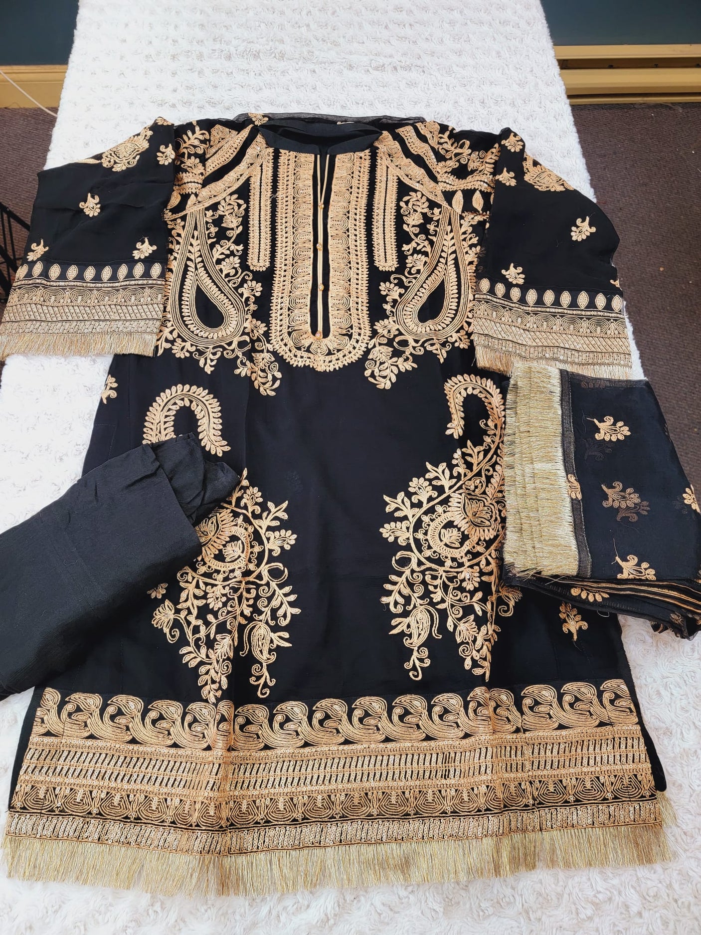 Pakistani Stitched Embroidery Party Wear Dresses Ready To Ship