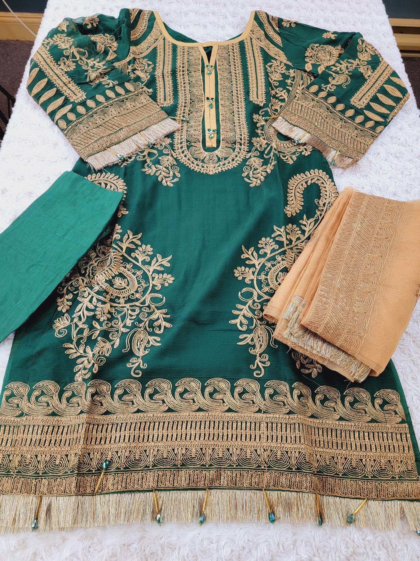 Pakistani Stitched Embroidery Party Wear Dresses Ready To Ship
