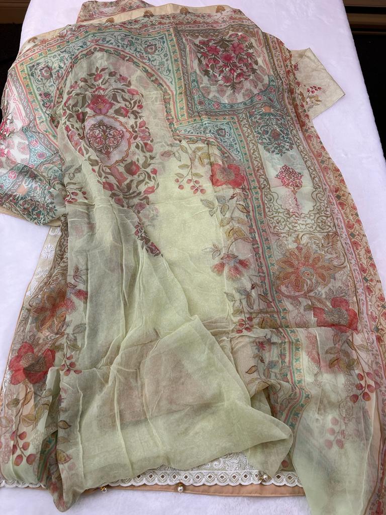 Pakistani Stitched Embroidery Lawn Suit Ready To Ship