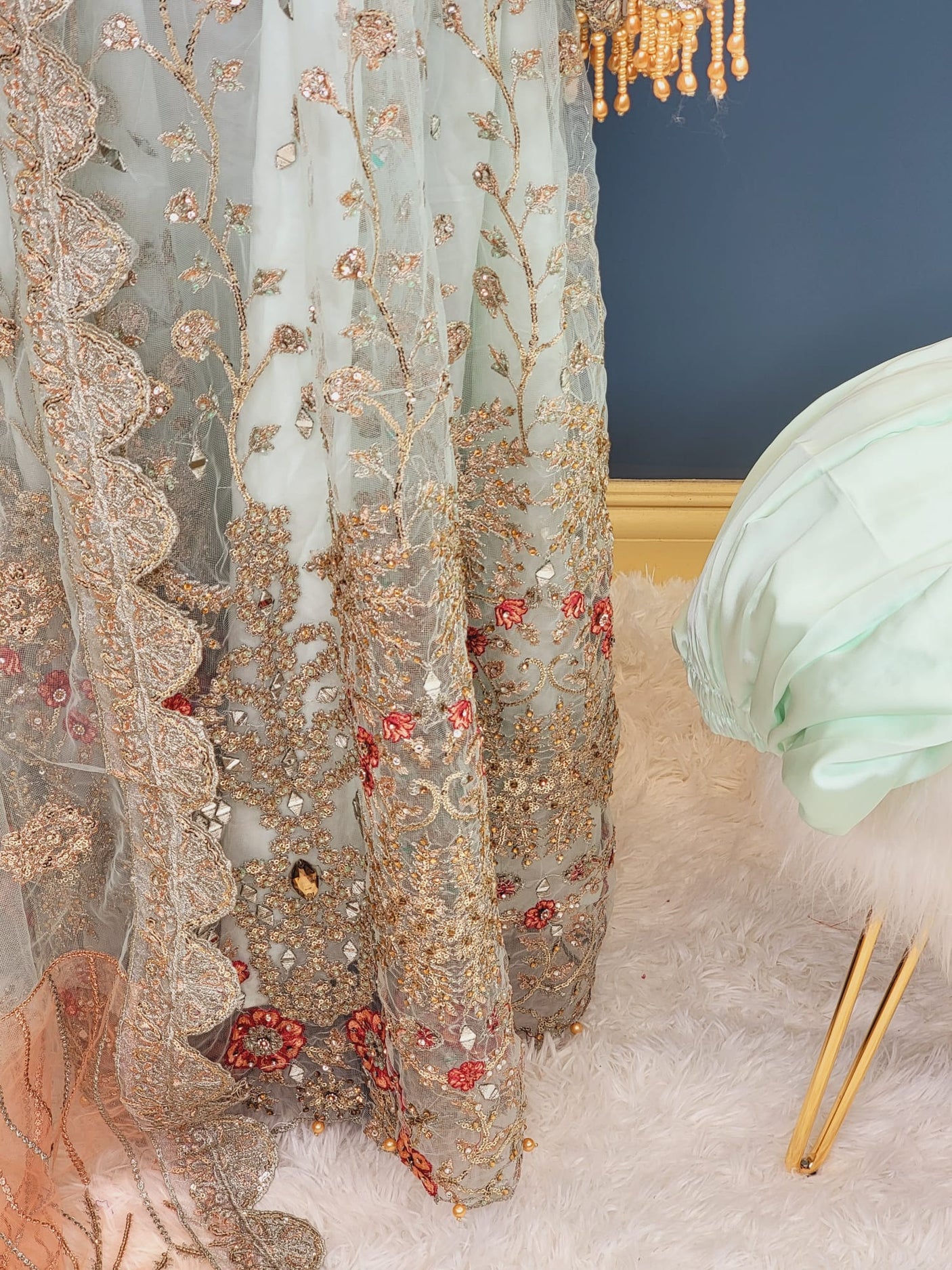 Pakistani Stitched Embroidery Party Wear Dresses Ready To Ship