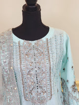 Pakistani Stitched Embroidery Party Wear Dresses Ready To Ship