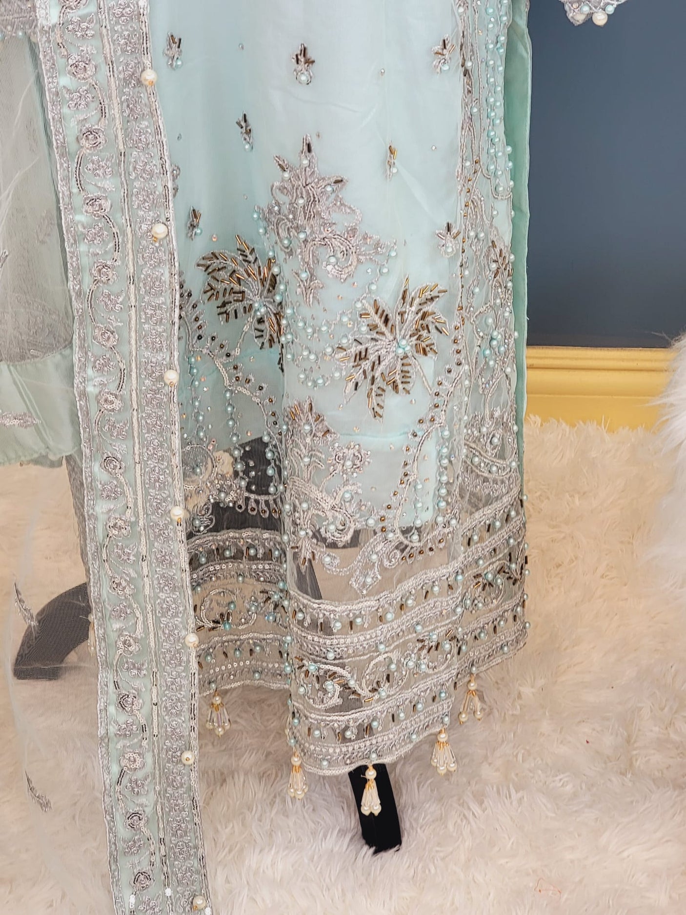 Pakistani Stitched Embroidery Party Wear Dresses Ready To Ship