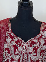 100% original Pakistani boutique collection. ( Organza with all body zardosi work)