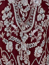 100% original Pakistani boutique collection. ( Organza with all body zardosi work)
