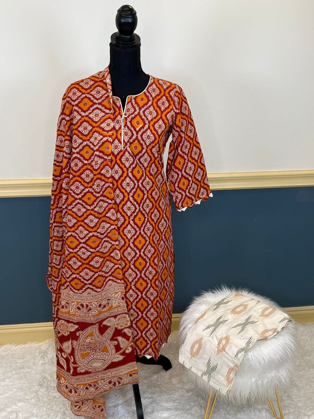 Kalamkari Salwar Kamiz