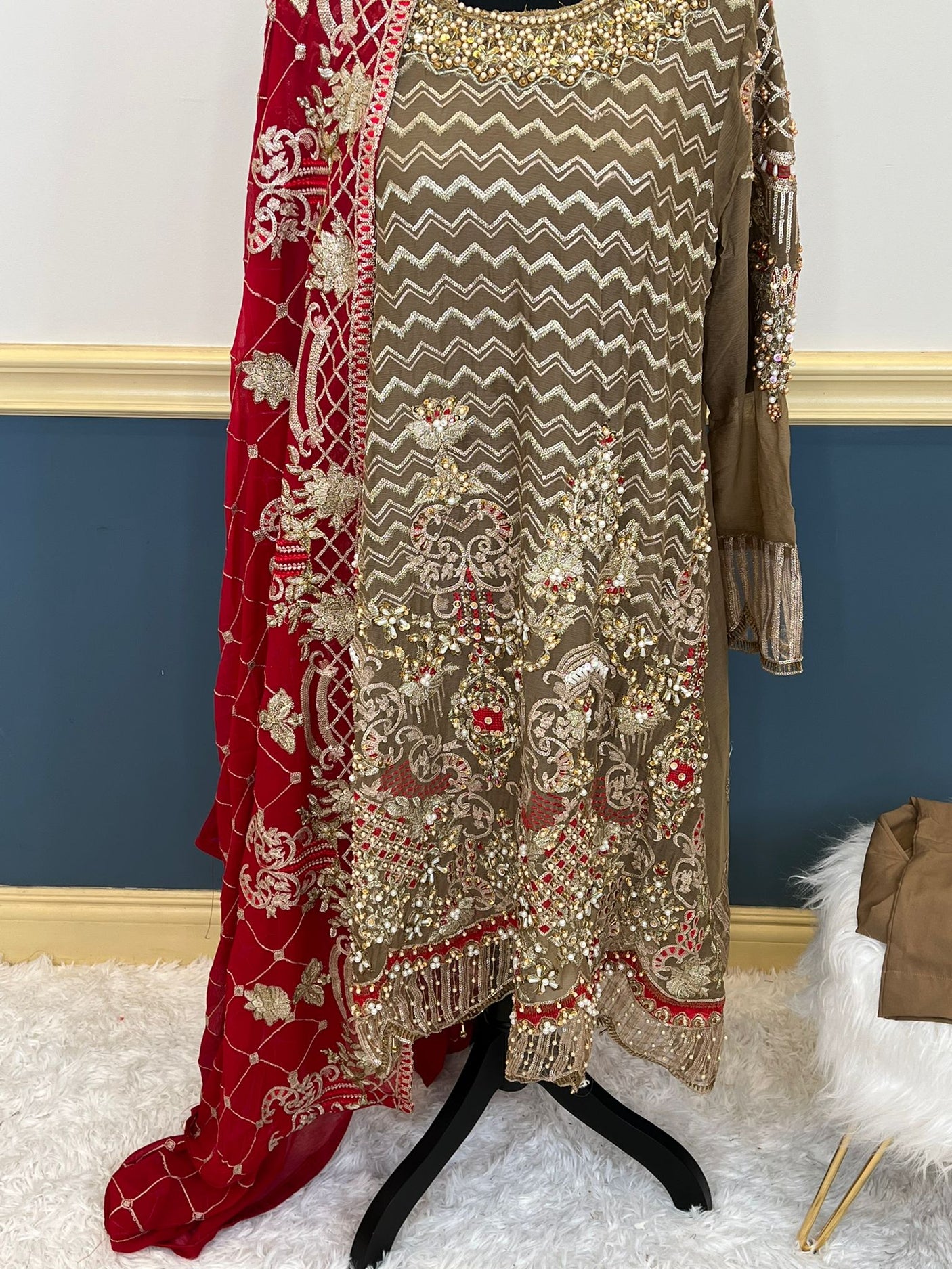 Pakistani Embroidered Party wear  Ready To Ship