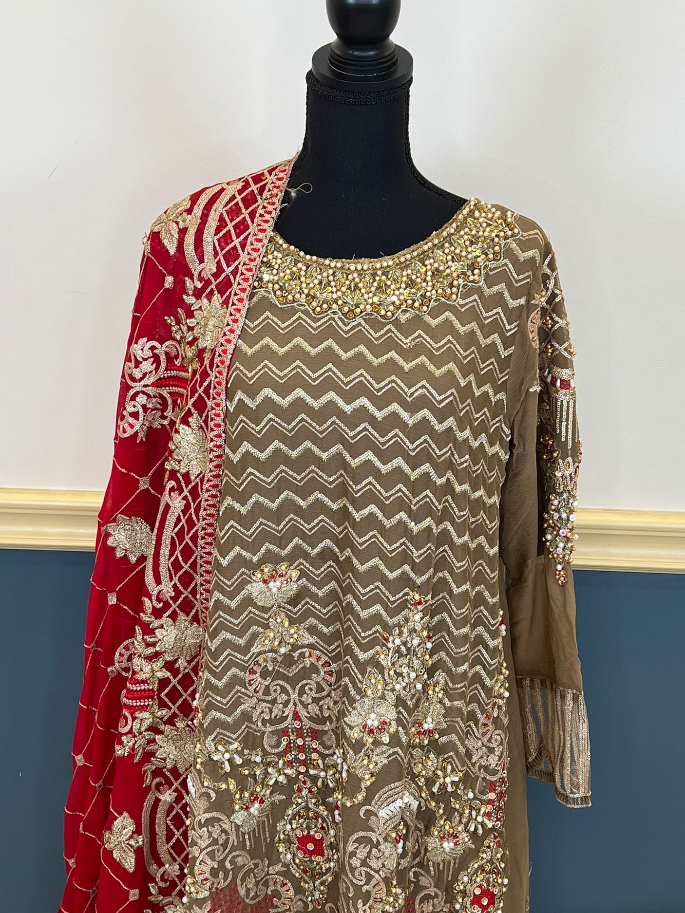 Pakistani Embroidered Party wear  Ready To Ship