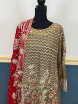 Pakistani Embroidered Party wear  Ready To Ship