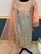 Pakistani Embroidered Party wear  Ready To Ship