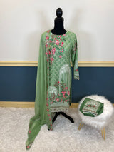 Pakistani Embroidered Party wear  Ready To Ship