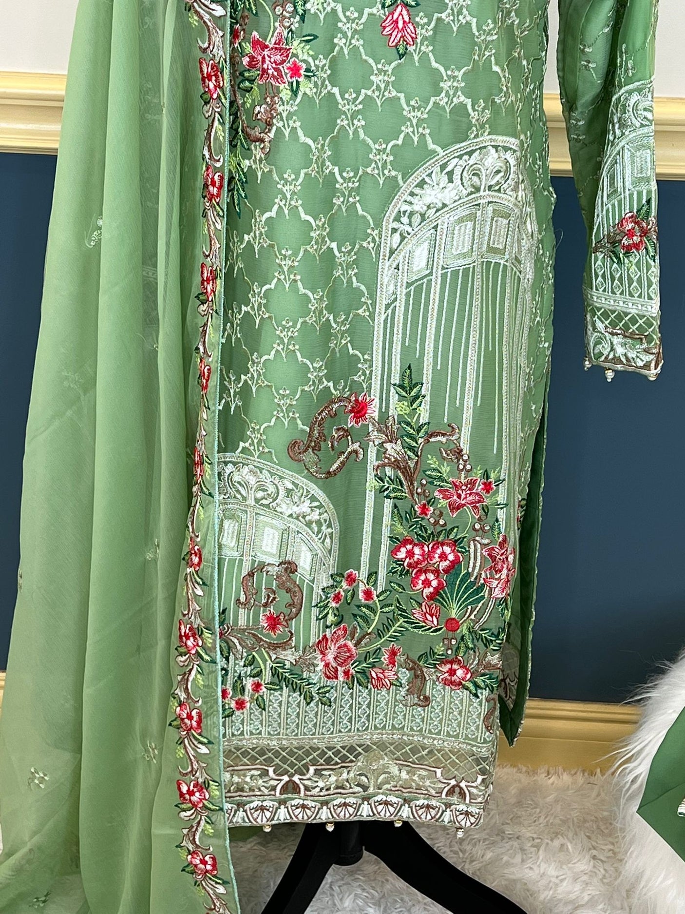 Pakistani Embroidered Party wear  Ready To Ship